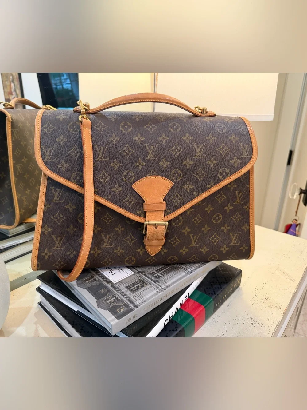 LOUIS VUITTON MONOGRAM CANVAS BEVERLY BRIEFCASE